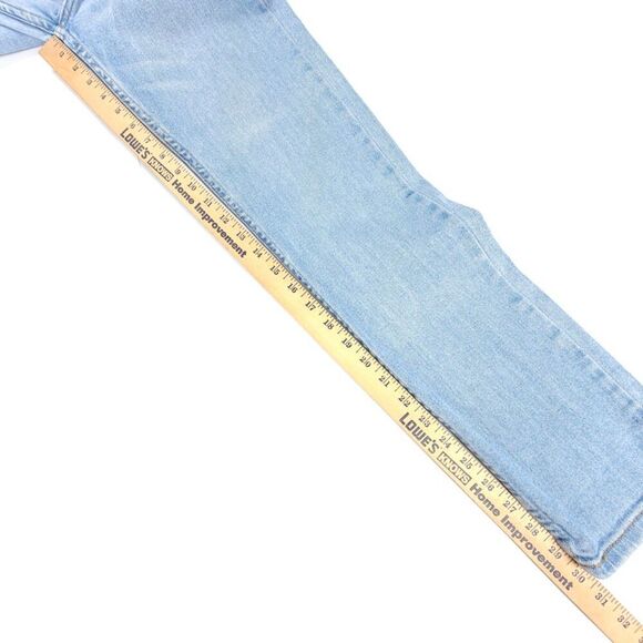 URBAN OUTFITTERS BDG 90s Skinny Skater Jeans Light Wash Denim Mens 30 x 30.5" - Picture 4 of 8